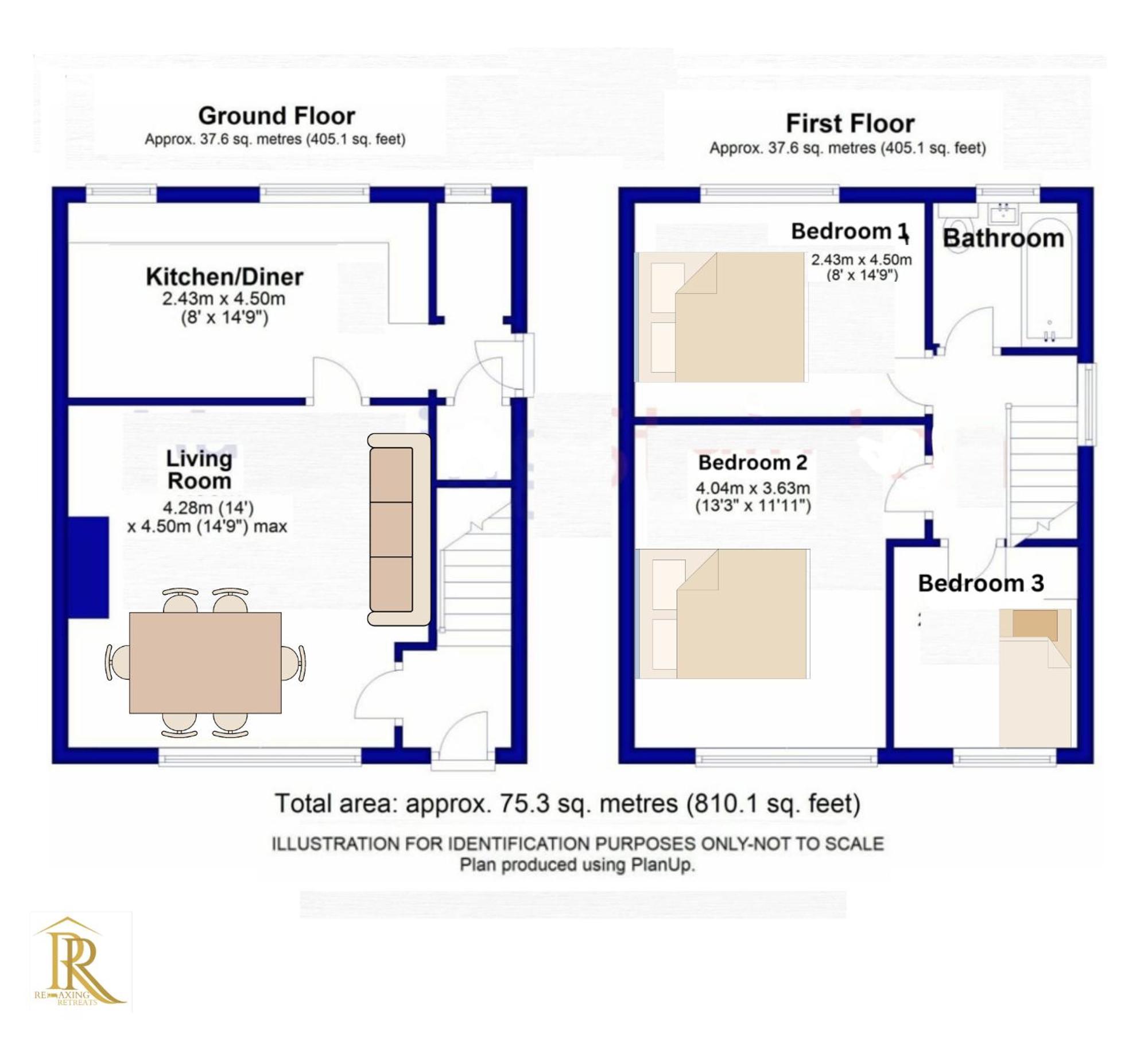 Comfortable 3 Bedrooms Leeds Beach House - Ideal For Family And Contractors - Free Parking For 2 Cars - Wifi - Large Tv In Bedrooms - Smart Light